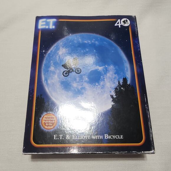 E.T. and Elliott bicycle figure 40th anniversary figure 7''